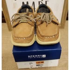 Toddler boys Sperry boat shoes size 7.5
